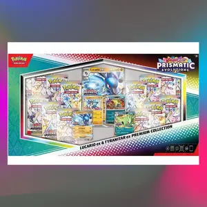 Prismatic Evolutions Lucario ex & Tyranitar ex Premium Collection (Sam's Club)