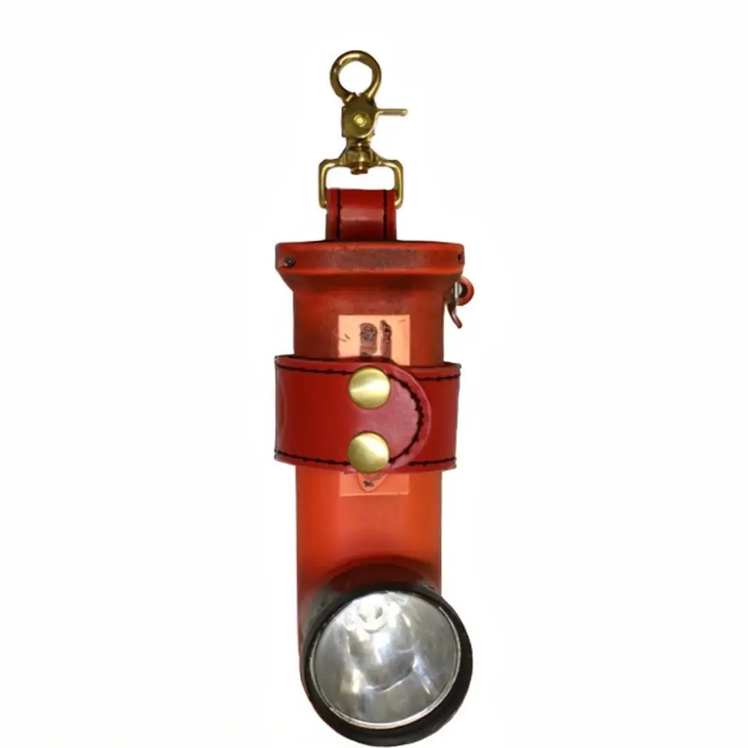 Leather Firefighter 90 Degree Flashlight Strap Leather Firefighter 90 Degree Flashlight Strap