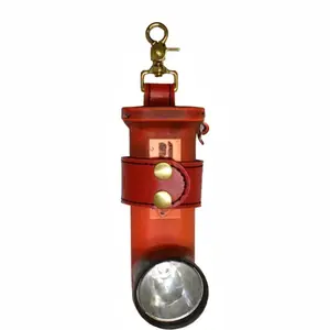 Leather Firefighter 90 Degree Flashlight Strap