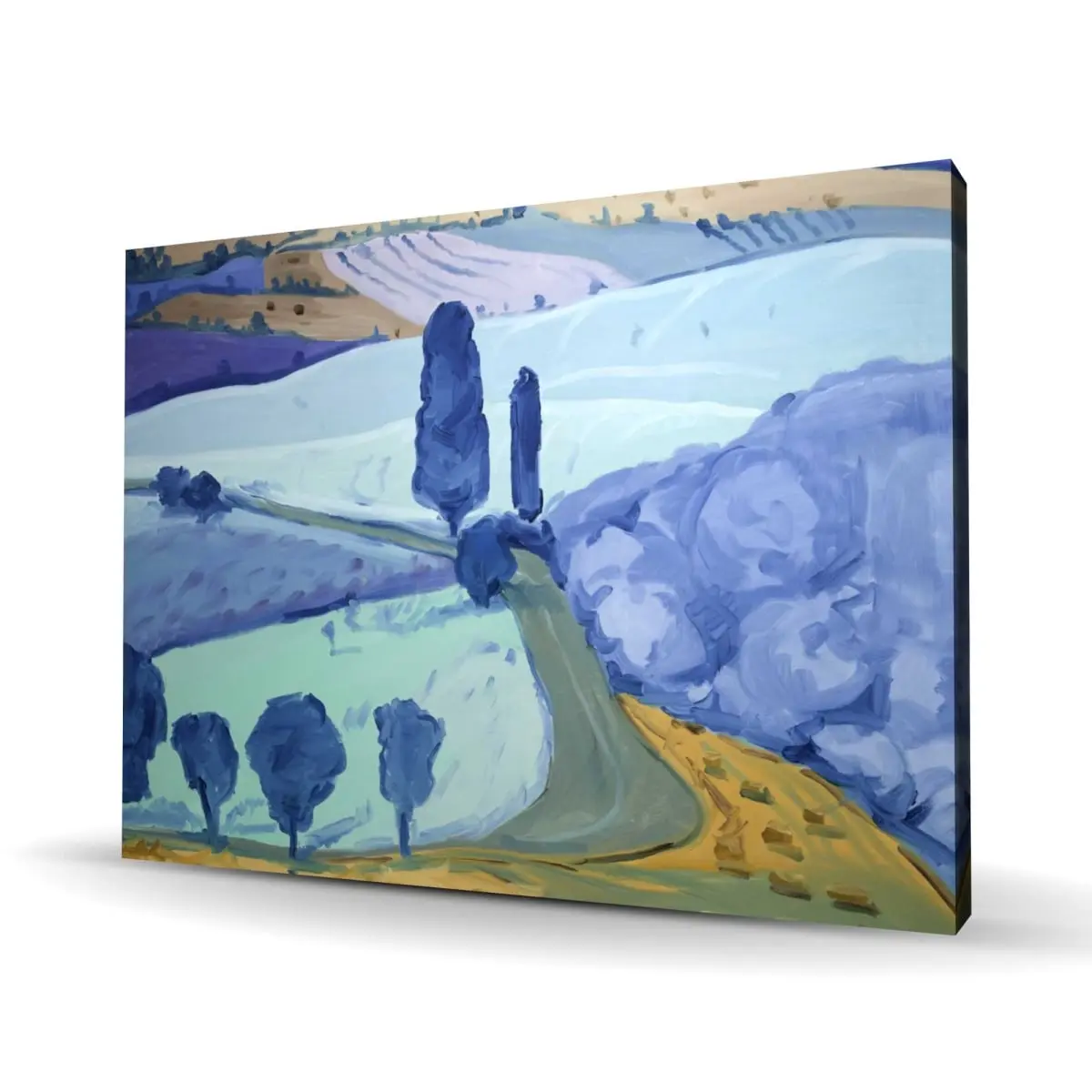 Begin Home Decor C1RC3648IA6EVF 36 x 48 in. Tuscany Field Canvas - Travel & Maps Office Home Decor