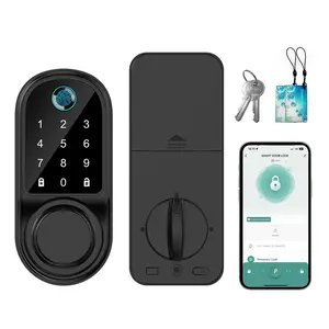 Smart Lock, Biometric Fingerprint Door Lock with App Control, Auto-Lock, Waterproof for House/Villa