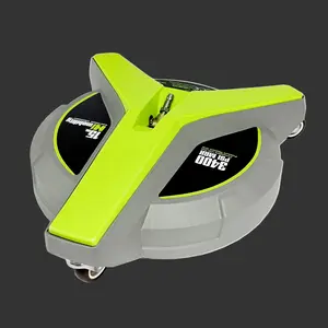 15-inch Surface Cleaner Attachment with Wheels 3400 PSI HiMobility  Dual Nozzles Streak-Free Cleaning