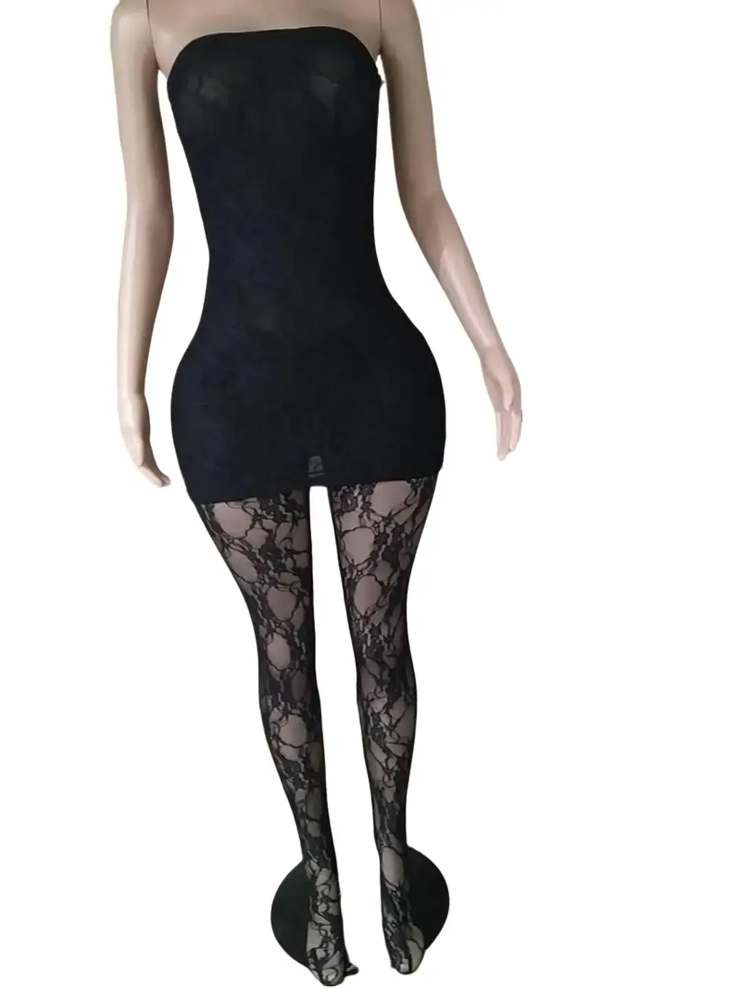 SEE THROUGH Strapless Lace Sheer Mesh Top Dress & Leggings Set 2 Piece Outfits Tube Lace for Dinner Night Out Birthday Black Clothes Holiday XS-XXXL Womenswear Breathable - TikTok Shop SEE THROUGH Strapless Lace Sheer Mesh Top Dress & Leggings Set 2 Piece Outfits Tube Lace for Dinner Night Out Birthday Black Clothes Holiday XS-XXXL Womenswear Breathable - TikTok Shop