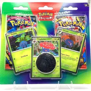 Pokémon Phantasmal Flames Mega Evolution 2 Pack Blister & Promos Featuring Oddish Vileplume & Gloom Cards