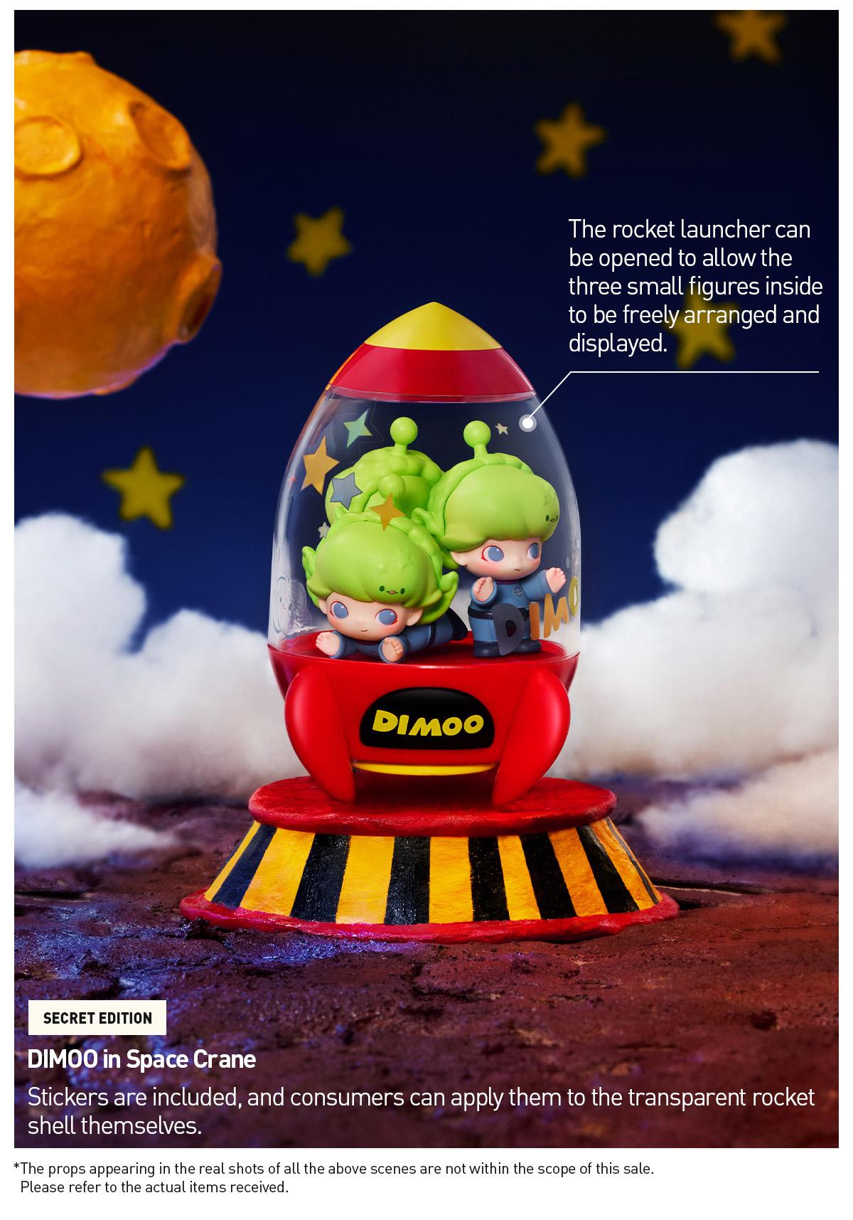 POP MART DIMOO WORLD × PIXAR Series Figures Blind Box Fun Toy