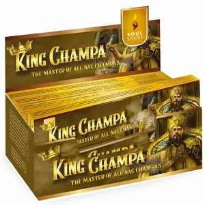 Soul Sticks King Champa Masala Incense Sticks - 15 g (12 Pack)
