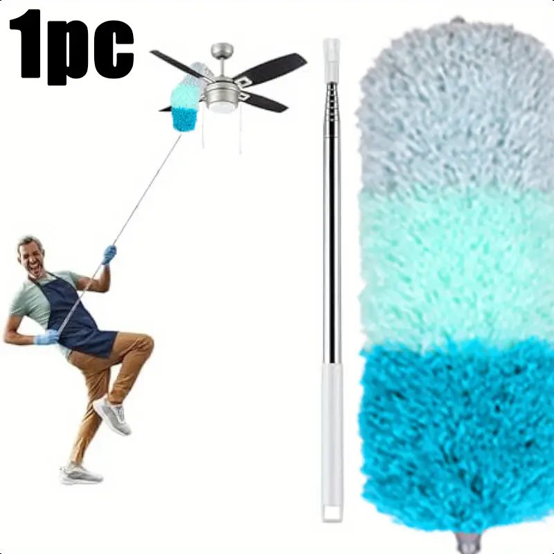 Gap Household Corner Duster Brush - Adjustable Retractable, Durable Soft Bendable, Ultra-Fine Microfiber Cleaning Tool