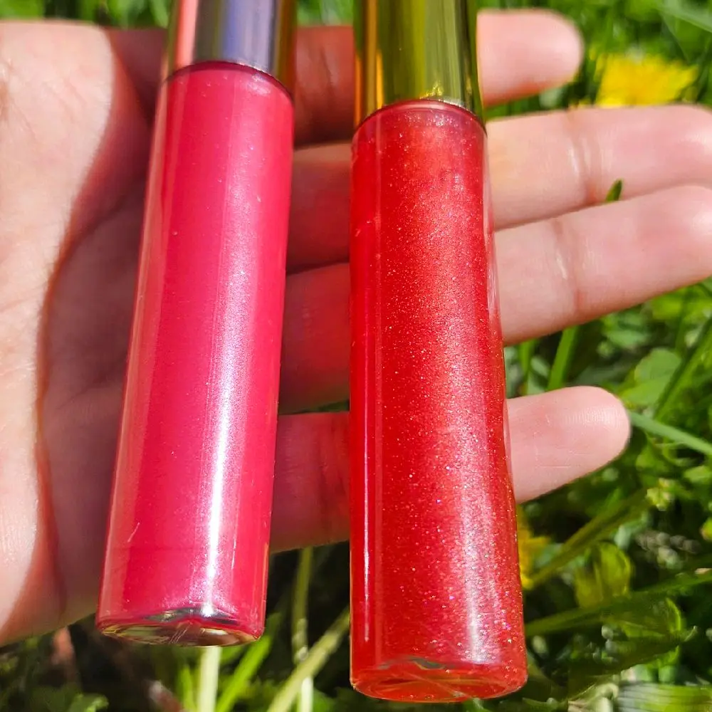 GlossyBySila Lip Gloss – Velvet Flame (Soft Red Shine)