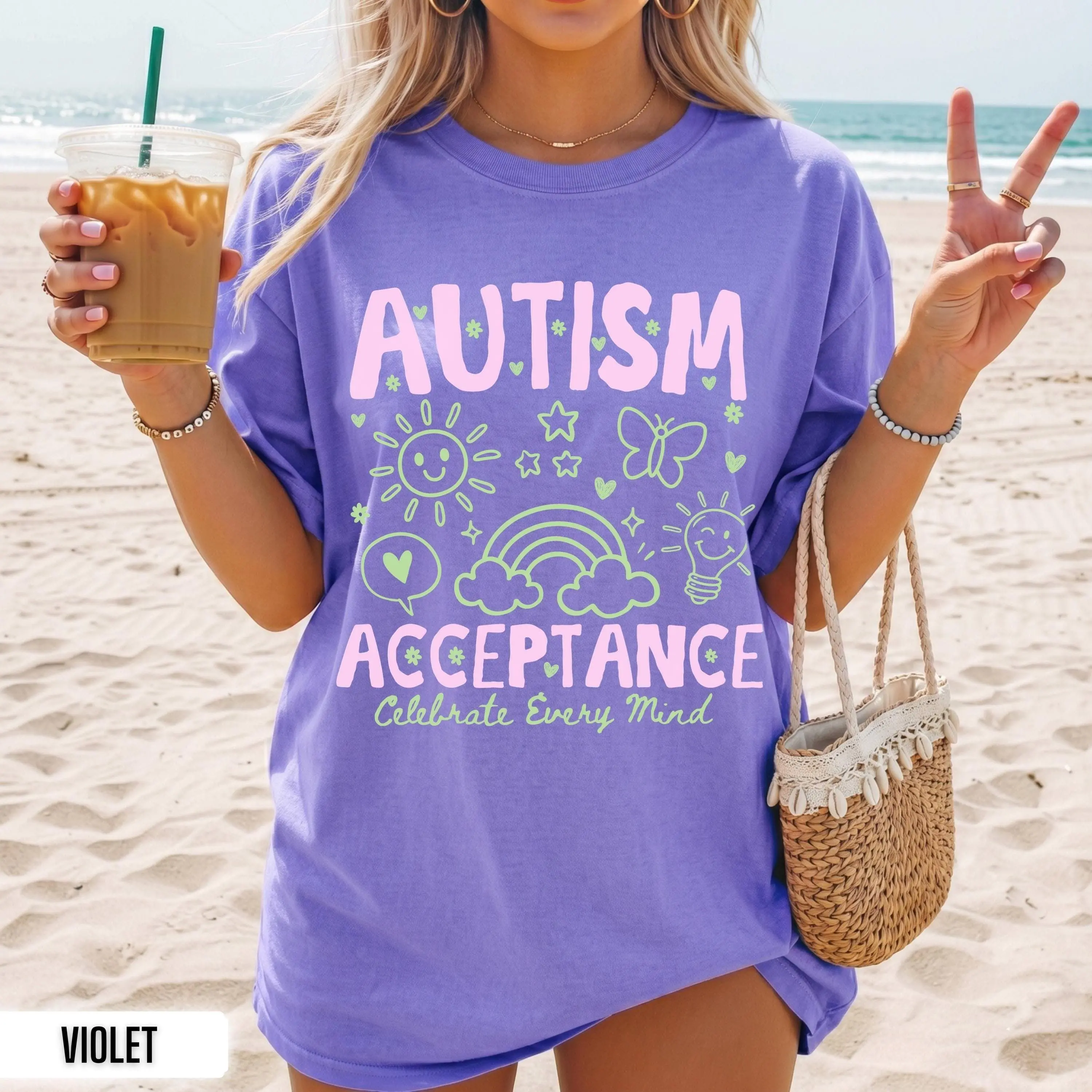 Autism Acceptance Shirt, Autism Teacher Shirt, Neurodiversity Shirt, Special Education Shirt, Comfort Colors Tee, Inclusive Teacher Gift