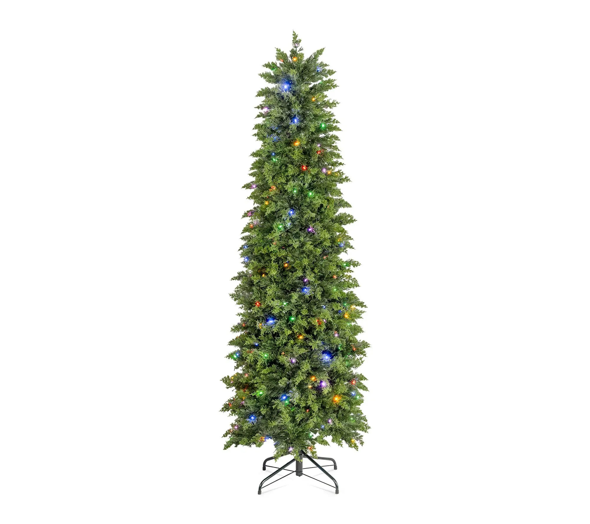 Glitzhome 6ft Pre-lit Christmas Artificial Cypress Tree
