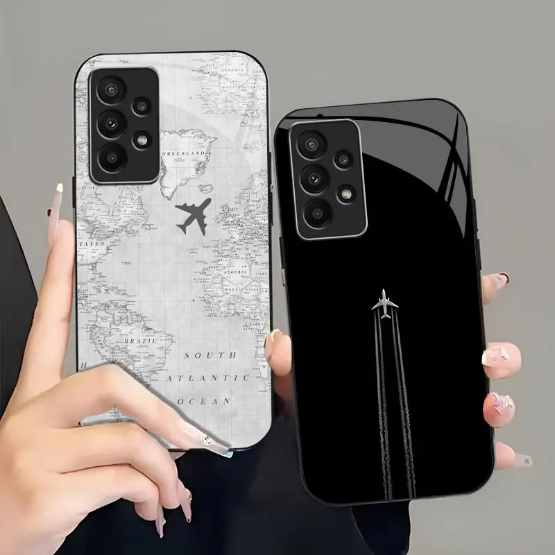Suitable for [Galaxy A53 5g] high-end phone case🤩，a wide variety of airplane designs are available, offering a sophisticated and minimalist aesthetic，drop-resistant and fingerprint-proof YM99