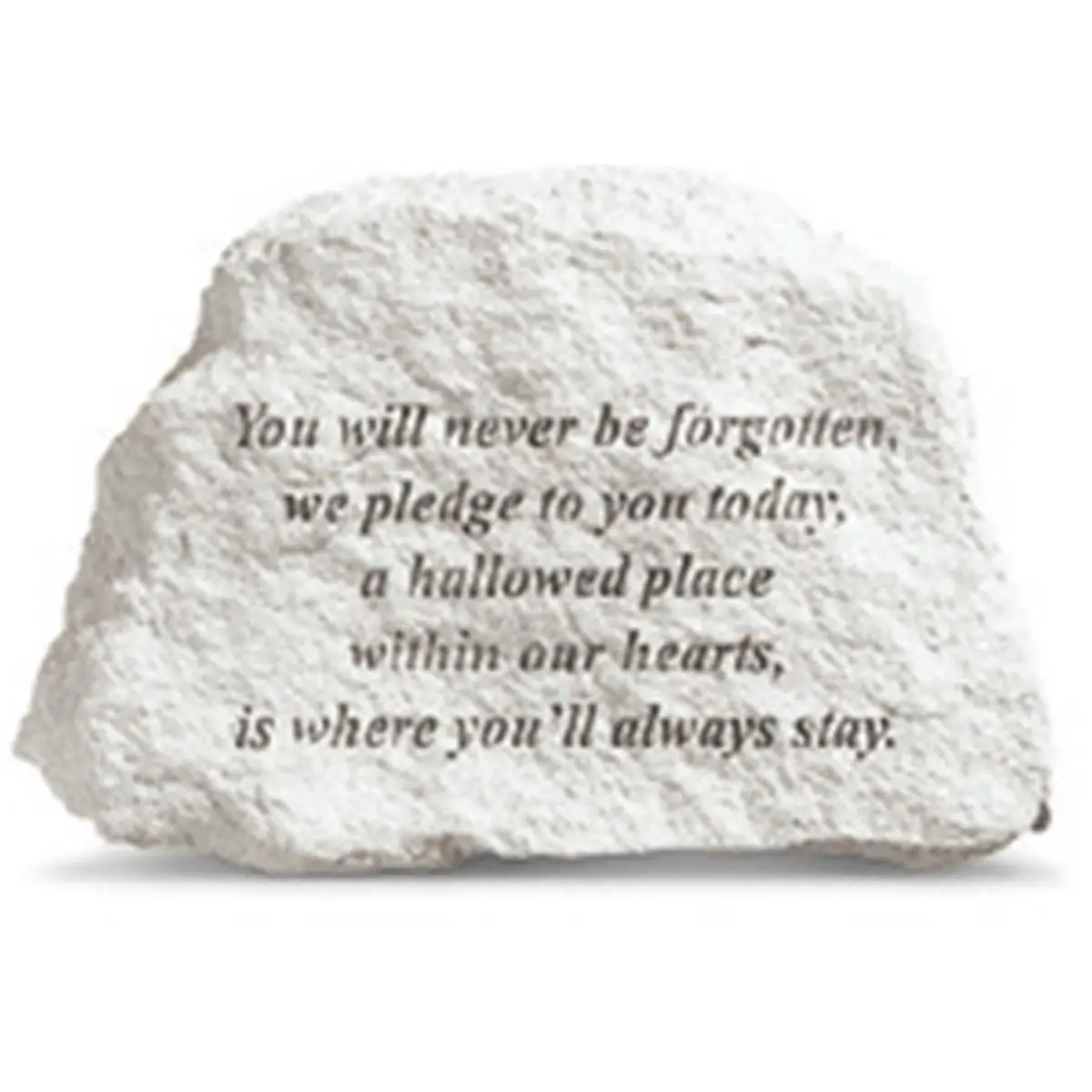 212 MAIN Kay Berry Garden Accent - Hand-Cast Art with Stone Texture, Weatherproof Memorial Gift
