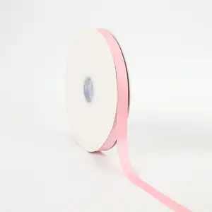 Pink Solid color Double Face Satin Ribbon Gift wrapping Satin Craft Fabric Ribbon for Gift Wrapping, Floral Bouquets, Wedding Party Decoration, craft ribbon