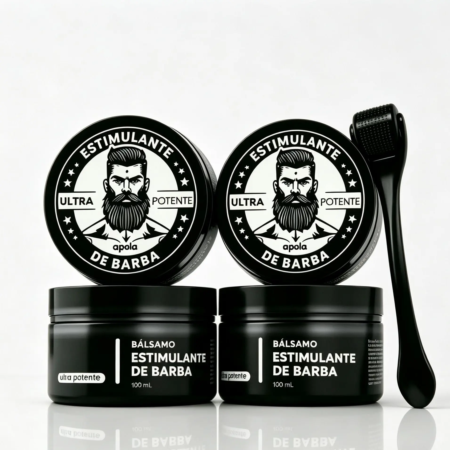 Apolo Beard Growth Promoter Cream 100ml - Beard care product, powerful formula to promote beard growth, a must-have for back-to-school season.