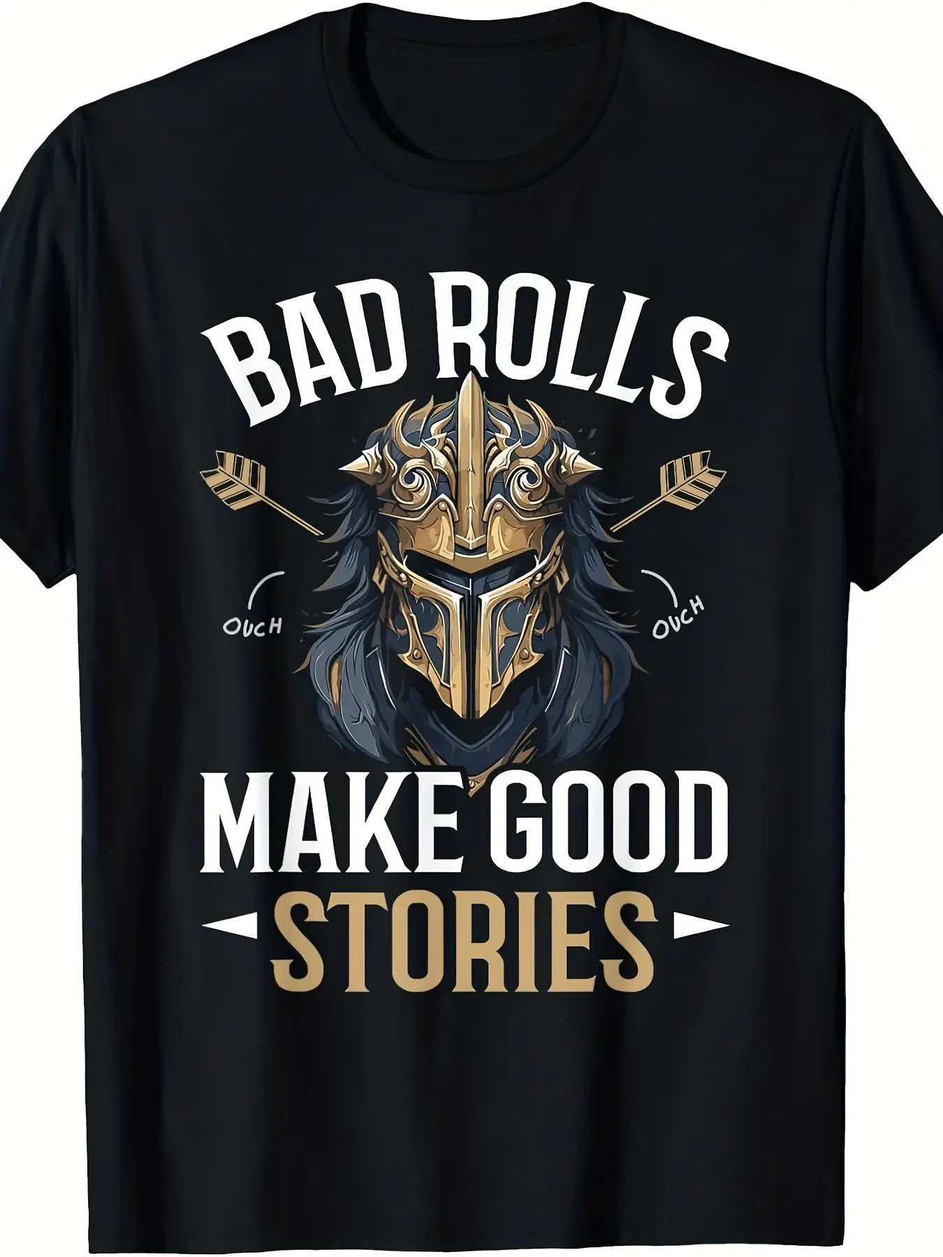 Humorous RPG Gamer T-Shirt for D20 Tabletop Games, unisex soft cotton short sleeve t shirt, vintage graphic casual tee for men women teens, perfect birthday holiday gift for camping travel gym daily street  wear