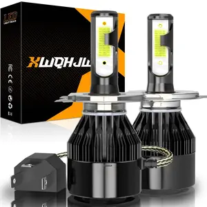 XWQHJW Compatible with Honda CRV CR-V 2007 2008 2009 2010 2011 2012 2013 2014, H4 9003 Super White 40000LM Kit LED Headlight Bulbs High Low Beam Combo Pack of 2