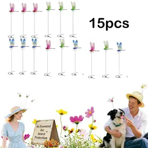 Dragon Fly Clips for Bugs Repellent – Natural Pest Control Outdoor Hanging Ornament for Garden, Patio, Camping – No Sprays, No Chemicals, Just Predator Logic