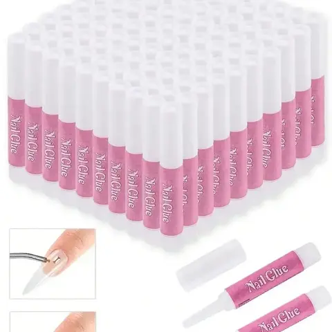 Super Strong Long-Lasting Nail Glue, suitable for acrylic nails, press-on nails, and broken nails, professional nail art supplies, 2g/0.07oz/30PCS