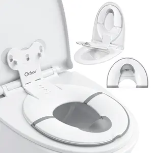 Orzbow Portable Foldable Potty Training Seat for Toddlers, Travel Toilet Seat with Suction Cups, Adjustable & Non-Slip, Fits Most Toilets outdoorfun