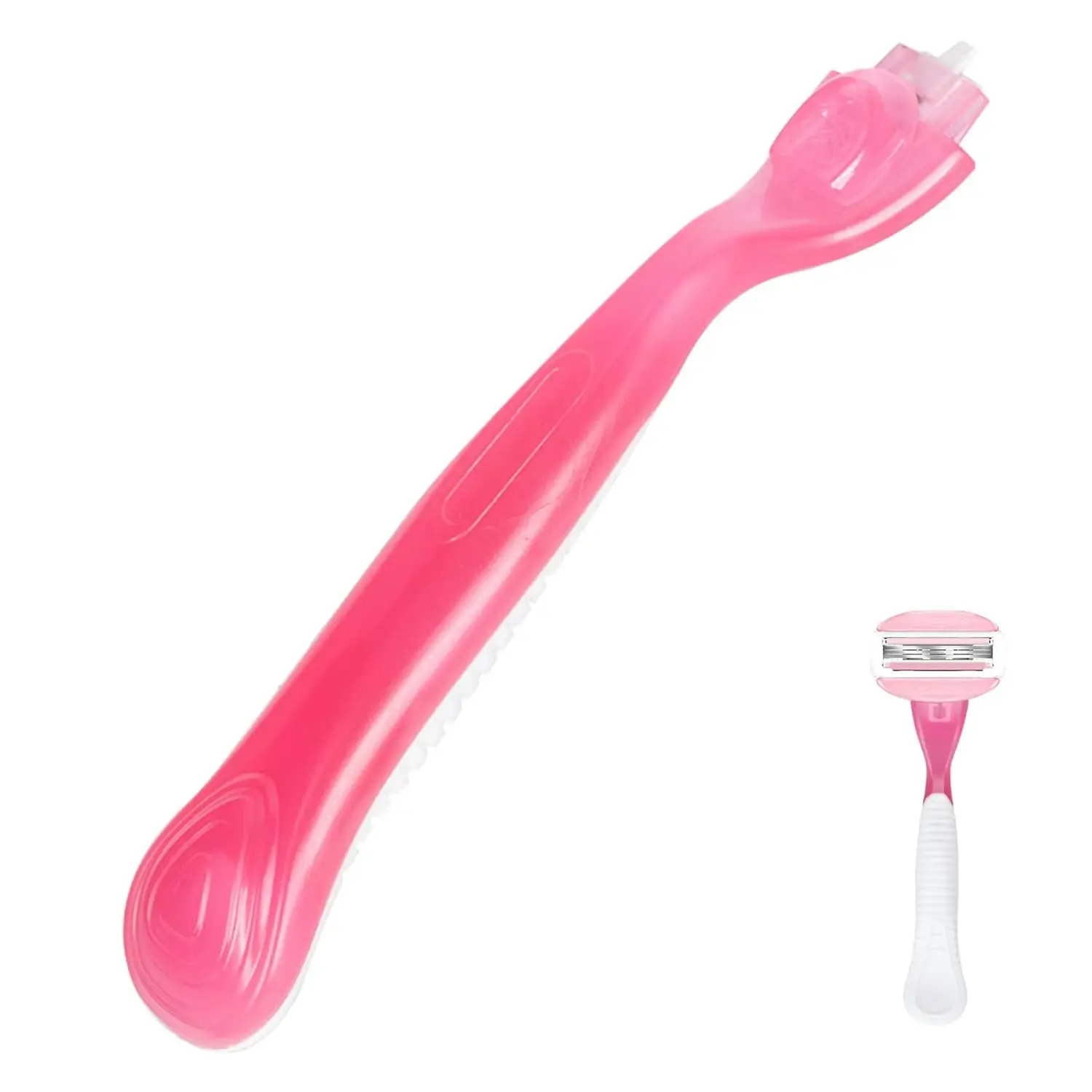Women's Replacement Razor Handle - Compatible with Venus Razors, Pink Shaving & Hair Removal Tool, Beauty Products