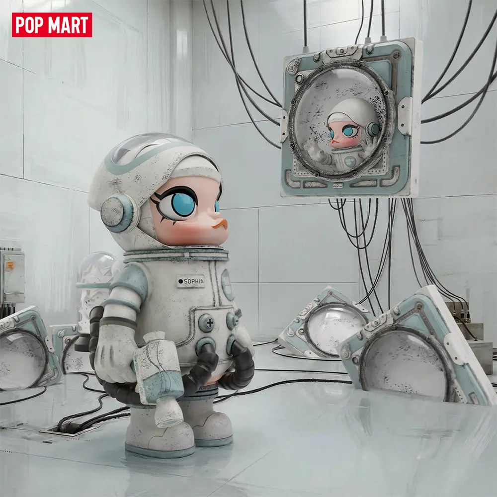 POP MART MEGA SPACE MOLLY Ashley Wood《IN SPACE》3D Painting