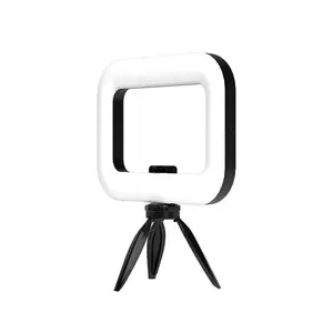3 Color Temperatures 10-50W Ring Light, Portable Fill Light for Mobile Live Streaming Selfie Shooting