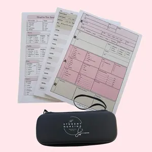 Nurse Report Sheets | Nursing Clinical Sheets & Templates with Stethoscope Case | By Nursing Student Essentials