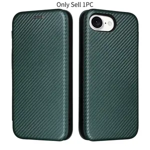 Please Select A Model To Purchase For Apple IPhone 16e 15 14 Plus 13 12 Mini 11 Pro Max Carbon Fiber Wallet Protective Case Suitable