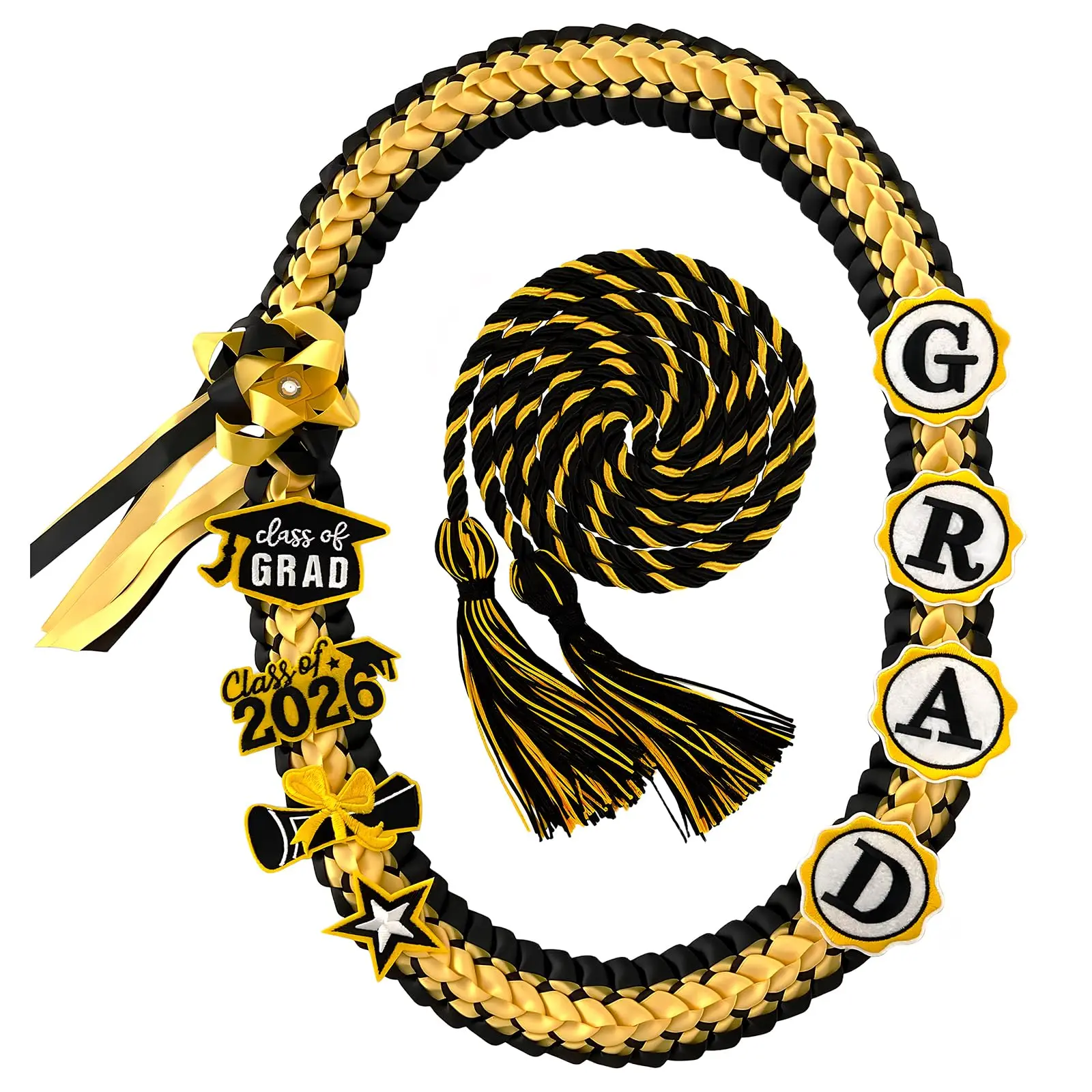 Gold Black + Honor Cord