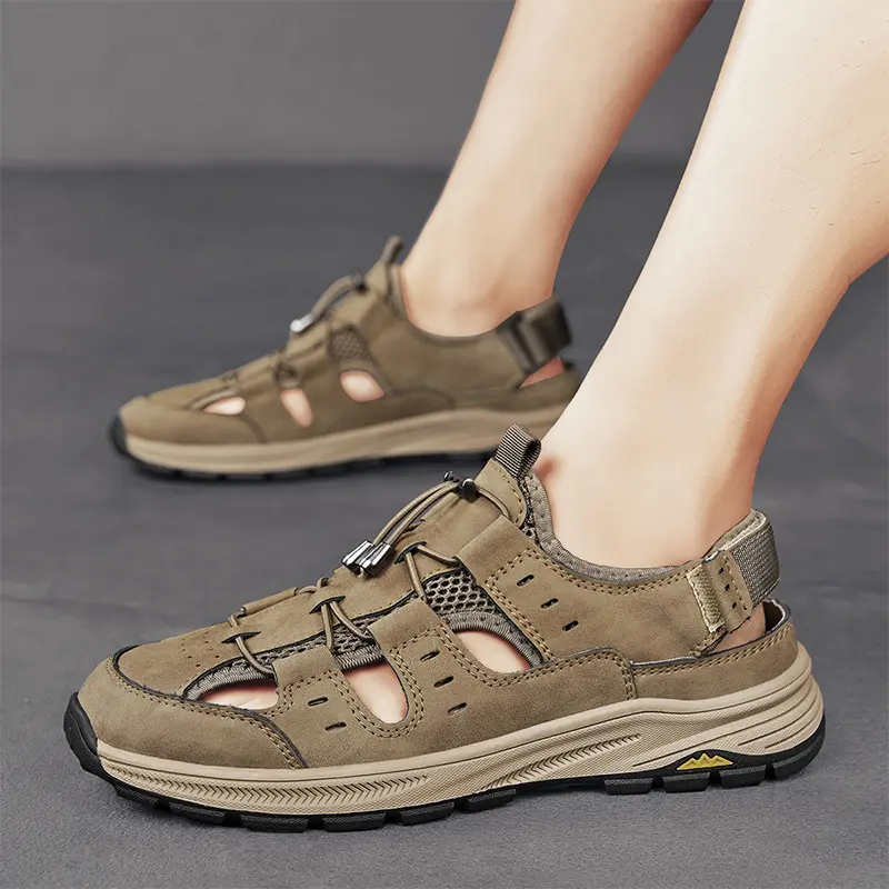 Bdhjydb Men's Plus-Size Summer Sports Slide Sandals - Comfortable, Non-Restrictive, Versatile, Stylish Unisex Walking Shoes & Footwear for Camping, Casual Denim Outfits, Athleisure Men's Sports Sandals, Outdoor Sandals