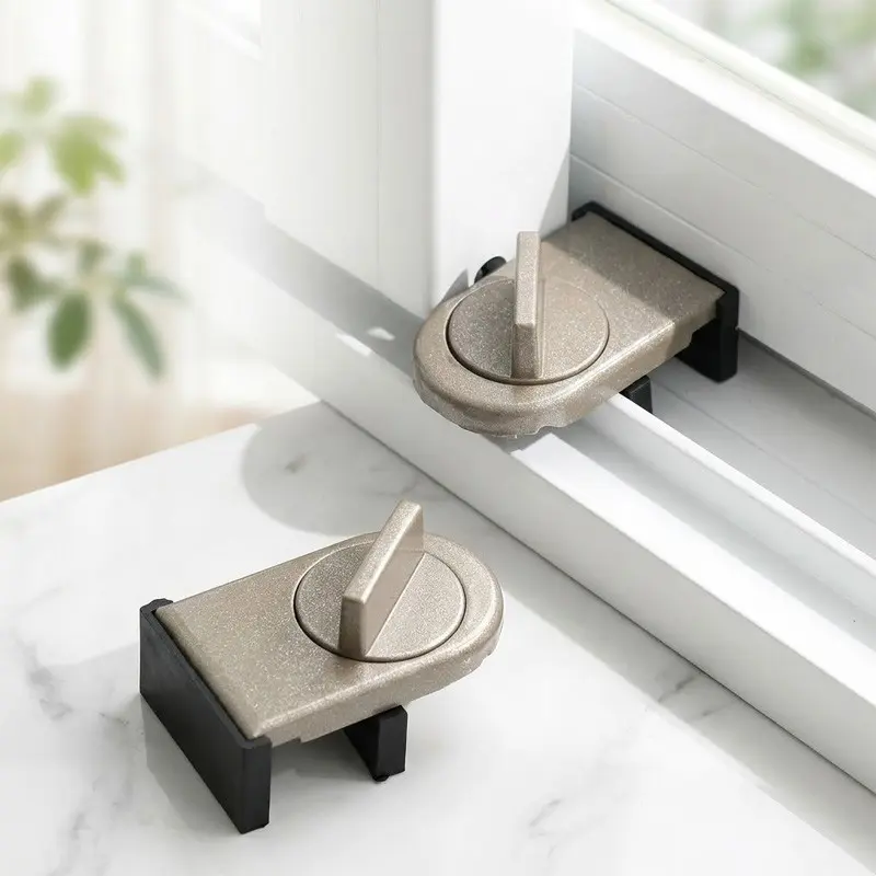 👶 Child & Pet Safety | 1 Pc Window Restrictor Lock | Adjustable Sliding Door Security Stopper