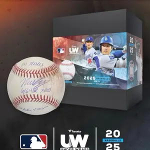 1 2025 Fanatics UW Autographed Baseball Break ~ Pick your trio