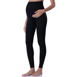 Women's Maternity Leggings Over The Belly Pregnancy Yoga Pants Active Wear Workout Leggings