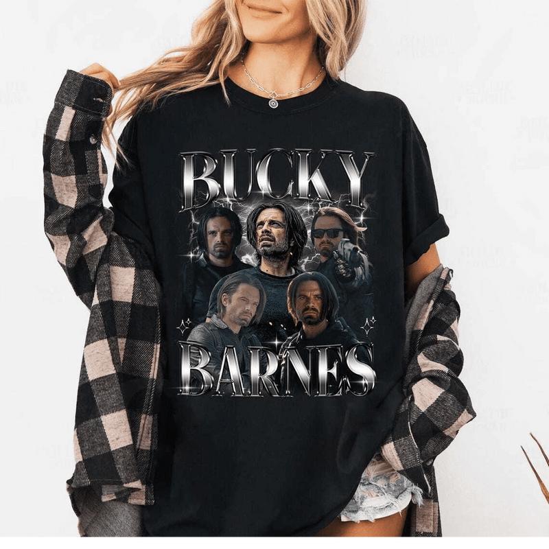 Bucky Barnes Thunderbolts Unisex Shirt, Sebas-Tian T-Shirt Casual Breathable Cotton Crewneck