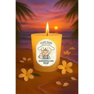 Marshmallow Pup Candle