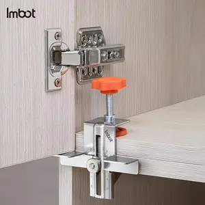 IMBOT Upgraded Cabinet Door Mounting Jig, Multifunctional Removable Base, Single/double Plate Mounting Frame, Woodworking Tools for Home & Office