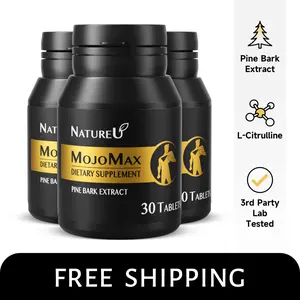 NatureU MojoMax 3 Packs 30 Tablets/Box｜Energy Supplement - L-Citrulline&Pine Bark Extract,Healthcare,Natural Antioxidants