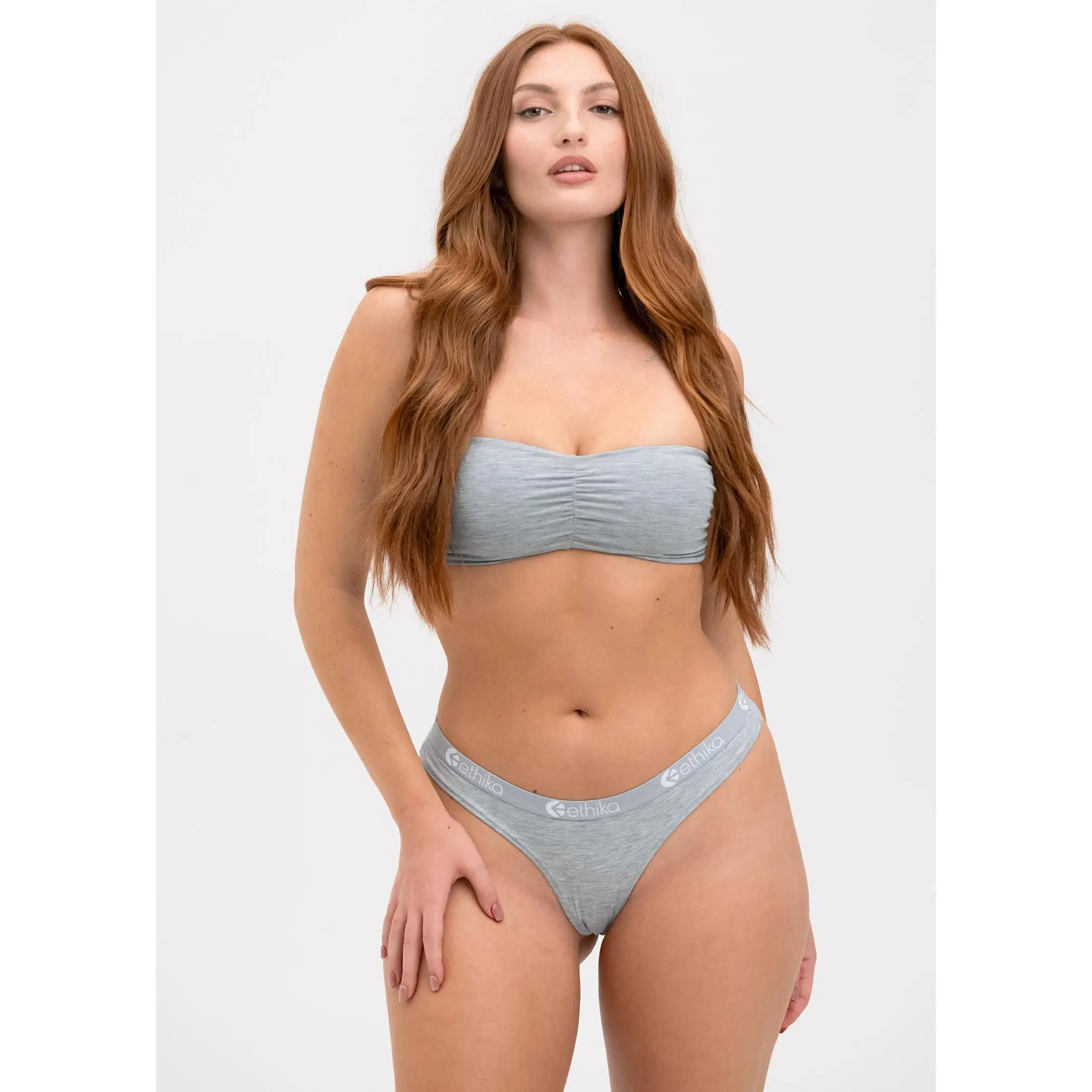 Modal - Light Heather - Light Heather | Womens Thong