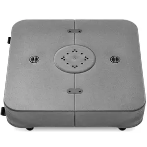 Best Choice Products Heavy-Duty Outdoor Cantilever Base Stand w/ Wheels, Locks, Fillable 330lb Capacity