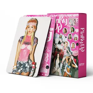 55 Multinational Girl Group Small Card Kpop Style Card Pinky UP Album Style Treasure Card Star Card