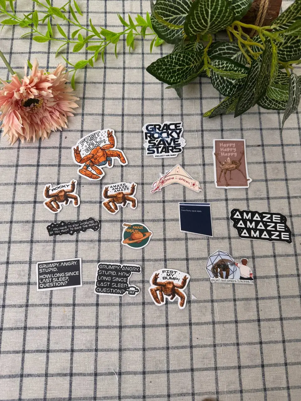 Project hail mary stickers, Amaze amaze amaze inspired stickers,  Project Hail Mary Inspired stickers, Rocky Stickers