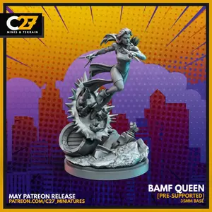 Blink 40mm Scale Miniature, Crisis Protocol Proxy, Room Decor Statue, C27 Figurine
