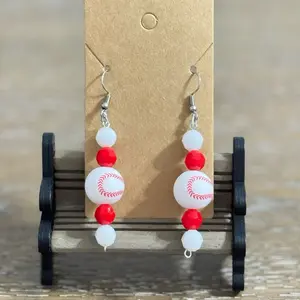 Baseball Earrings