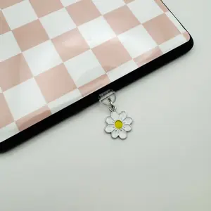 Daisy E-Reader / Phone Charm - lightning, micro usb, usb c port dust plugs, kindle charms