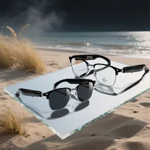Smart glasses, AI translation for over 100 languages, intelligent voice noise reduction for calls, and efficient eye protection. The textured body showcases taste. Fashionable and classic frame design, suitable for reading, outdoor activities, driving, an