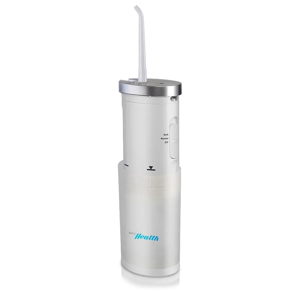 Portable Dental Water Flosser - Rechargeable Cordless Oral Irrigator with Rechargeable Battery, Lightweight Compact Design, Fold-Out Nozzle, 2 Modes, 180ml Tank for Braces & Travel, Portable Water Flosser, Teeth Cleaner, Wireless, Travel Use, Dental Floss