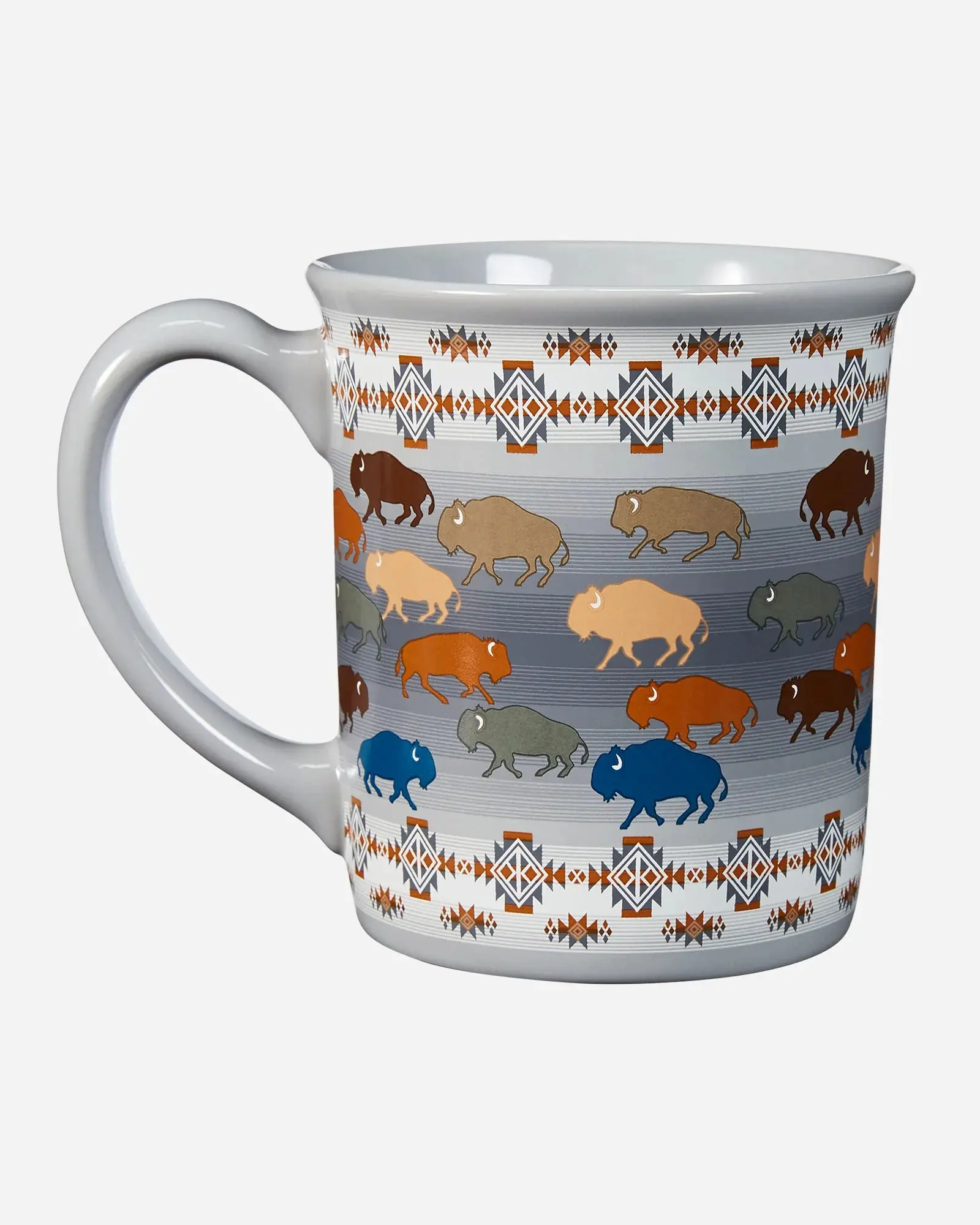 Pendleton Prairie Rush Hour Grey 18 oz mug