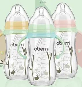 Anti-fall and anti-flatulence feeding bottle