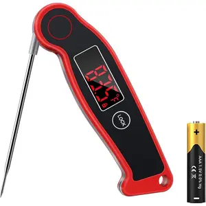 TP19  Digital Meat Thermometer for Grilling with Ambidextrous Backlit & Thermocouple  Read Kitchen Cooking  Thermometer for Candy Oil BBQ  (Previously )