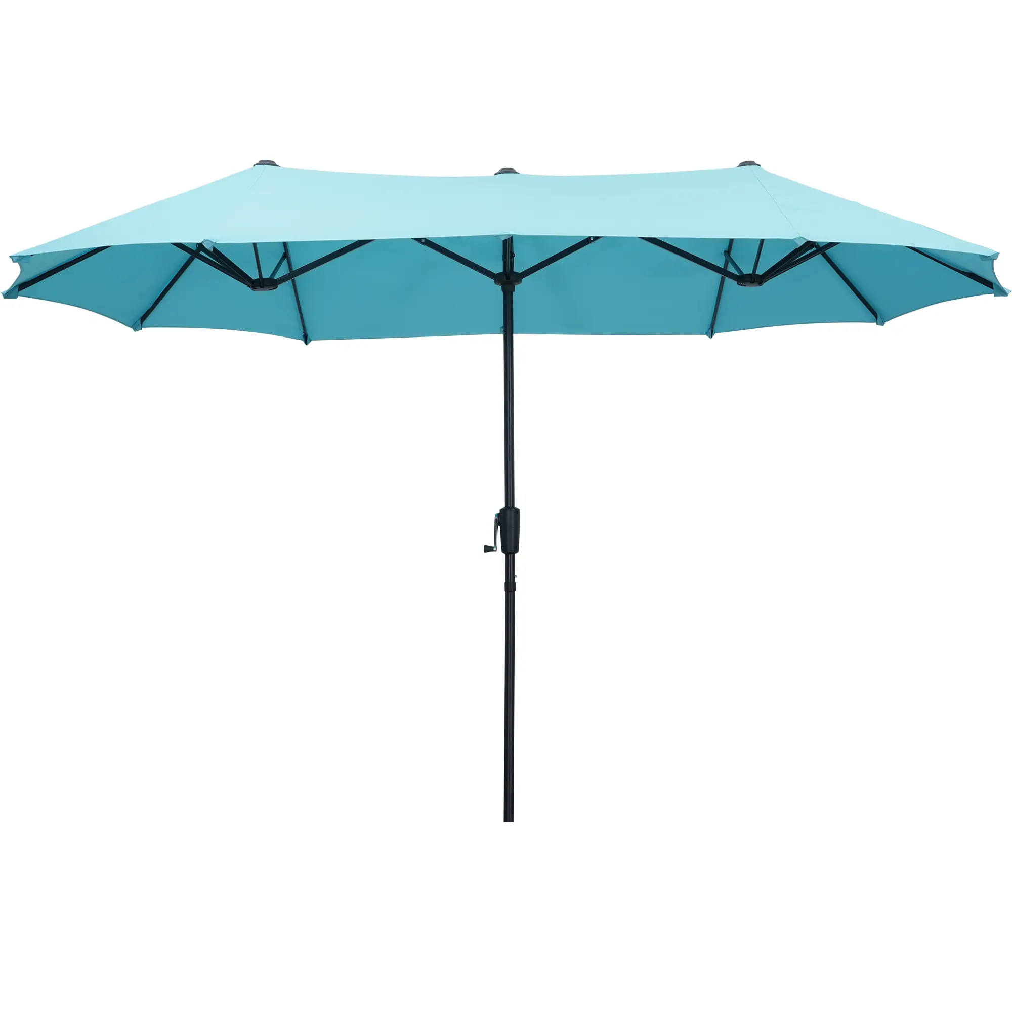 GDY 13 FT Outdoor large Patio Umbrellas with Sun Protection & Easy Crank for Deck Pool For Summer Without Base